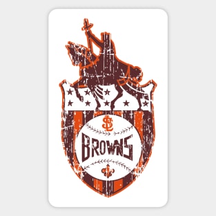 St. Louis Browns - Distressed Magnet